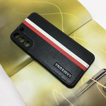 適用三星s21fe手機殼真皮套防摔鏡頭全包超薄5G皮殼保護g9900網紅