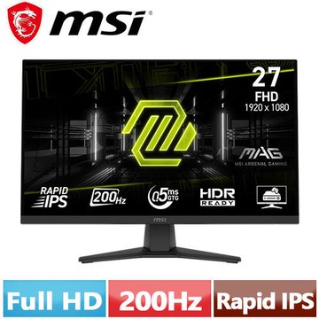 MSI微星 27型 MAG 272F 電競顯示器