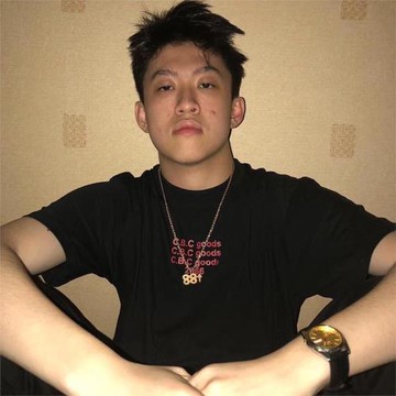 rich brian同款88上升項鏈美式男女高街嘻哈吊墜個性潮人情侶配飾