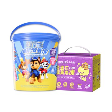機能營養凍汪汪隊晶亮送禮組(汪汪隊3凍105入+小晶晶/高鈣凍/益菌凍100入禮盒★多規格)