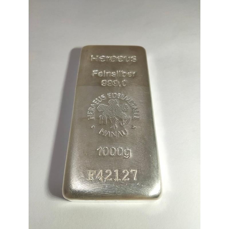 Heraeus　シルバー1kg 銀インゴット　銀地金　1キロ 新品未使用品