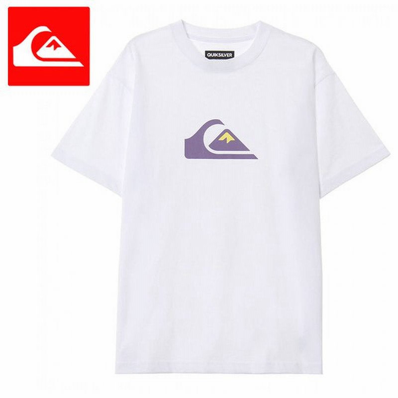 クイックシルバー Tシャツ 半袖 メンズ ロゴ トップス ホワイト Quiksilver Qst 通販 Lineポイント最大0 5 Get Lineショッピング