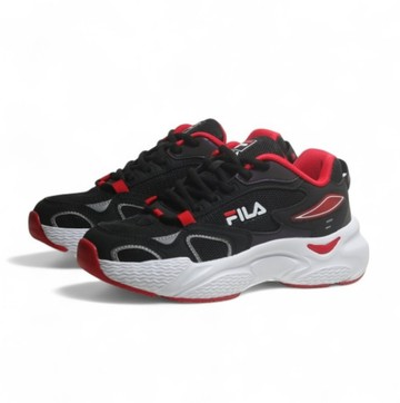 FILA 休閒鞋 HEARTS 黑紅 愛心 情人節 老爹鞋 女 5J919Y021