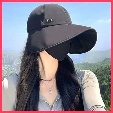 『ATC』 遮陽帽大帽簷  遮陽帽 日系UV升級版黑膠 大簷漁夫帽 帽子女 夏季百搭防紫外線太陽帽盆帽 漁夫帽