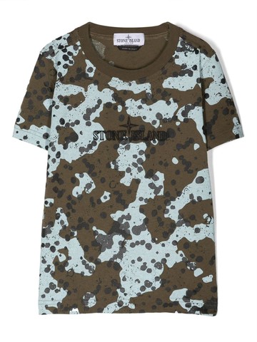 stone island camo t-shirt