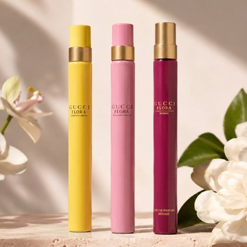 【other more 特選潮流】正品公司貨 Gucci Flora 三件套禮盒 香精鋼筆噴霧 濃香淡香香水10ml