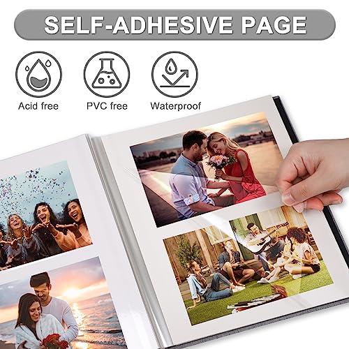 Photo Album Self Adhesive Pages Scrapbook Magnetic Photo Albums  並行輸入品