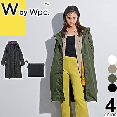 wpc w.p.c レインコート カラー メッシュ コート レディース