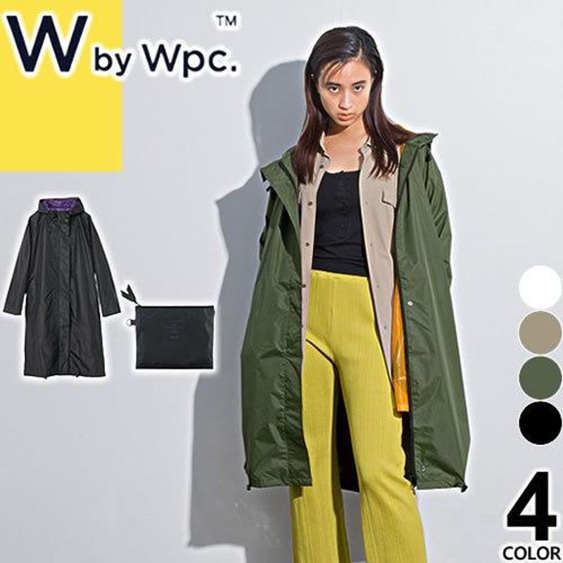 wpc w.p.c レインコート カラー メッシュ コート レディース レイン