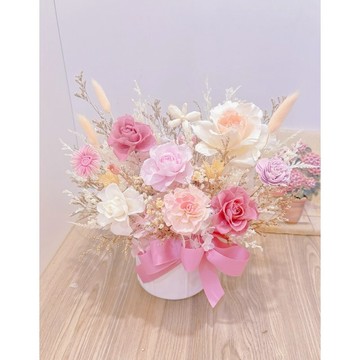 溫柔時光永生花盆
