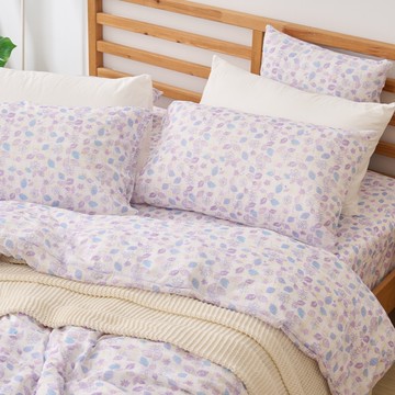 戀家小舖 戀戀季節-兩色 織島系列 單人床包 高階針織 含二件枕套 台灣製