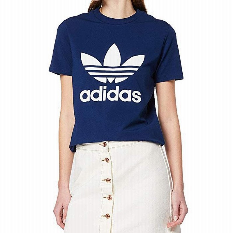 アディダス オリジナルス Adidas Originals Tシャツ レディース ロゴ ペア 半袖 カジュアル スポーツ Trefoil Tee 三つ葉 Adicolor アディカラー Ekc86 Dv2599 通販 Lineポイント最大0 5 Get Lineショッピング