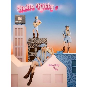 ✨桃園出貨✨【TBH野獸派同款】Hello Kitty天絲棉家居服套裝 可外穿短袖短褲睡衣組 夏季女款  豹紋Kitty