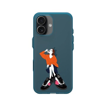 iPhone 17 Clear (相機按鈕) 夜幕藍 - Tanaka Shen - In Her Shoes