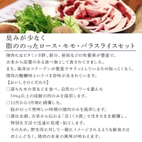 天然いのしし肉スライスセット ロース200g・モモ200g・バラ200g(合計600g) ぼたん鍋の他 焼肉や炒め物など 冷凍 ジビエ 「2022年 令和4年」