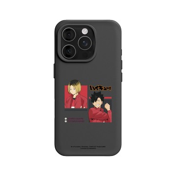 iPhone 16 Pro SolidX 黑 - 排球少年 Haikyu!! - 孤爪研磨 & 黑尾鐵朗 02