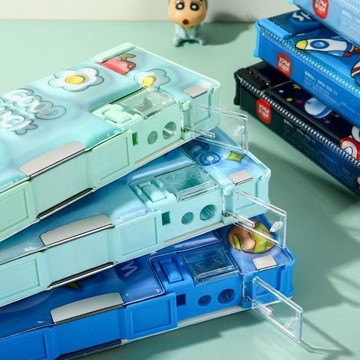 🚀臺灣出貨💨2025新款雙面可愛男女小學生多功能大容量文具盒學習用品鉛筆盒