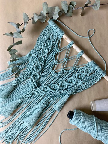 Macrame / Wall hanging / 中型壁掛 / 雨季來臨