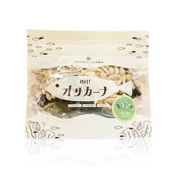 TAMACHAN SHOP 日本原裝OH!Sakana白芝麻杏仁小魚乾(大豆昆布)4入組