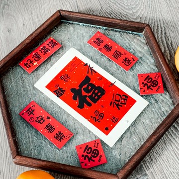 #新年開運 本月新品 【UD LAB】冰箱磁鐵春聯裝飾 三款組 CB-H04018