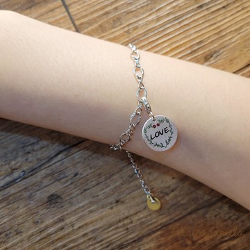 【焦糖小姐 Ms caramelo】LOVE 幸褔圈圈手鍊