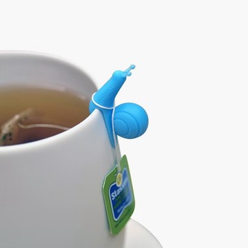 茶具周邊 soulfun派對蝸牛(釣茶包 杯子識別)