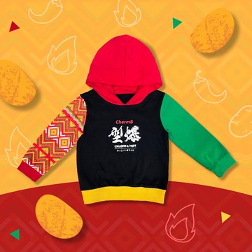 OMYMONSTER 型爆 Charm B 長袖連帽衛衣