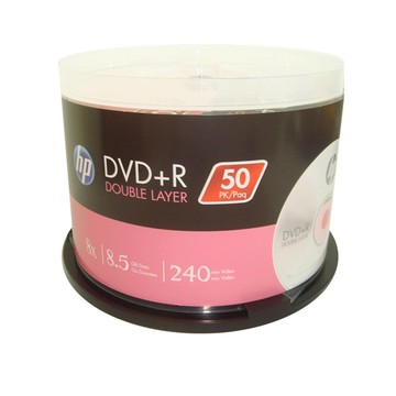 HP LOGO DVD+R DL 8X / 8.5GB 空白燒錄片 300片