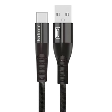 Earldom 藝鬥士充電線 EC-077 3A快充  1m  黑色  1條
