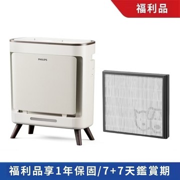 ★官方福利品 送濾網★飛利浦寵物抗敏空氣清淨機-毛小奈 (AC3681/80)適用17坪-保固1年