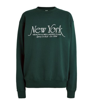 Sporty & Rich Cotton Ny 94 Sweatshirt