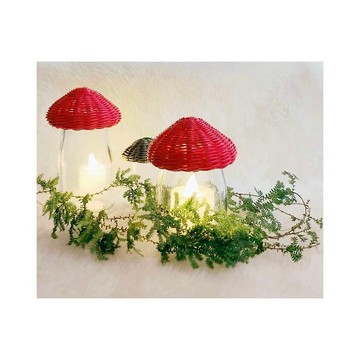 森林裡的魔幻精靈帽【線上教學課程、含蘑菇帽、橡果子帽材料包】