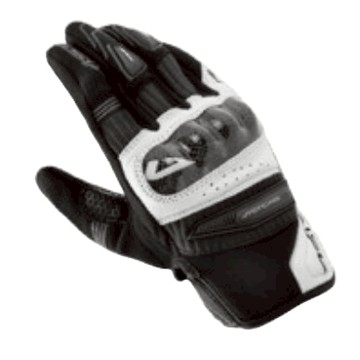 ASTONE 防摔手套 KC-67 碳纖維防護 黑白 耐磨 羊皮手套 觸控 (法國牌) 防摔 手套