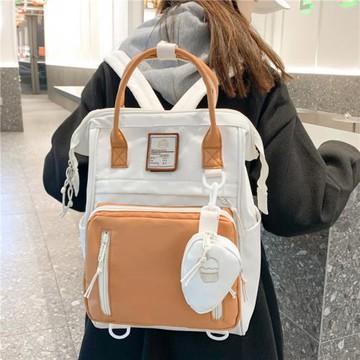 書包女大學生日系原宿旅行背包男初中生高中生中學生新款潮雙肩包