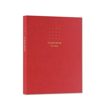 珠友Chuyu精裝資料本/A4/內袋加厚20張入/紅/HP-56022-02/320x240x20mm
