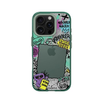 iPhone 16 Pro Clear 憂墨綠 - Fuggler 放克牙寶-常態系列 Regular series - 魔鏡牙魔鏡