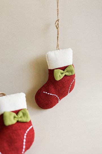 純手縫 聖誕襪 Christmas Stocking / 交換禮物 / 吊飾 / 布偶