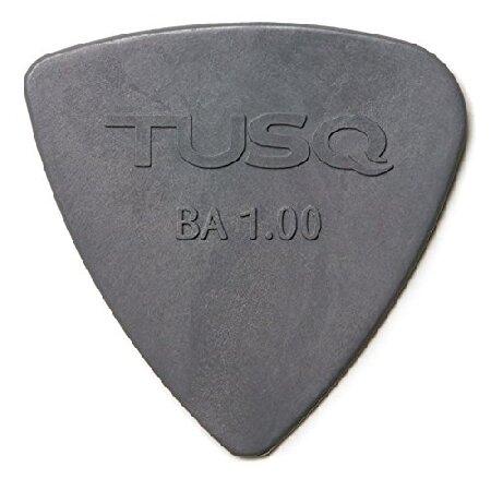 PQP-0401-G48 TUSQ Deep Toned Bi-Angle Picks 1mm 48 Pack Grey 並行輸入品