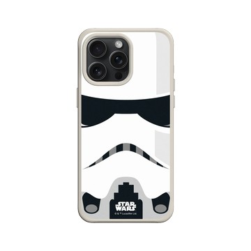 iPhone 15 Pro Max SolidX 貝殼灰 - 迪士尼-星際大戰 Star Wars - 風暴兵-大臉系列