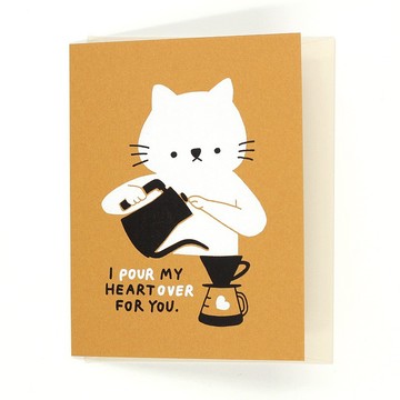 傾訴我對你的愛 祝福卡