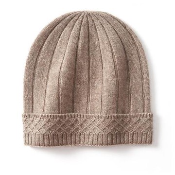 現貨+預購 100%純羊毛圍巾圍脖帽子針織帽秋冬季加絨厚磅保暖帽冷帽-純色保暖時尚高級針織帽子4色n1mk9