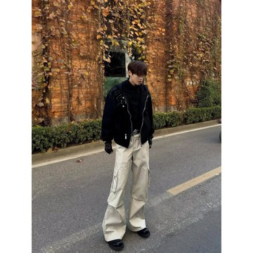 【癮品流行-YP】衛衣 圓領長袖 帽T 情侶大學 長袖帽t 連帽衛衣 港風寬鬆簡約連帽 衛衣開衫 男女同款 潮流帥氣百搭