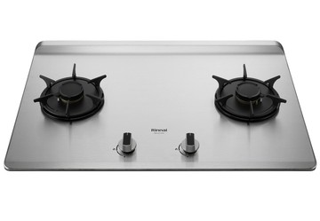 林內一級能效檯面式彩焱不銹鋼雙口爐天然/液化/RB-L2700S