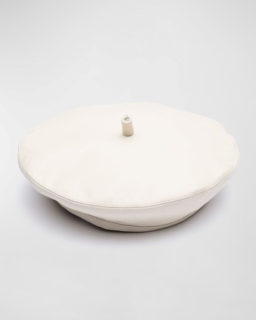 Carter Leather Beret Hat