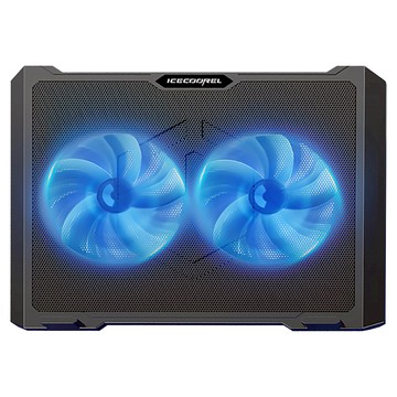 ICECOOREL OMG 強力雙風扇筆電散熱器 S511  黑色  1個