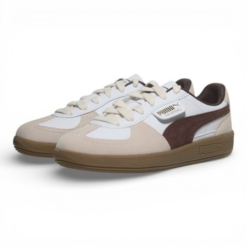 PUMA 休閒鞋 PALERMO 米白咖 麂皮 焦糖底 復古 男女 39646428