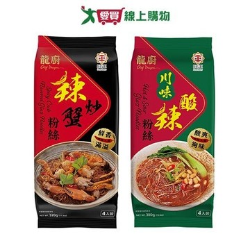 龍廚調理粉絲系列(辣炒蟹/川味酸辣)(320-380g/包)【愛買】