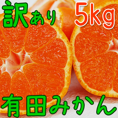 有田みかんのトップブランド！訳あり 完熟有田ミカン！ 送料無料 傷ありご家庭用 5kg箱入 希望のお届け時期に向け順次出荷  甘いみかん・蜜柑・訳あり・通販・温州みかん・販売・有田市