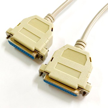 DB25母對母 直通RS232串口線 傳輸線 訊號線 3米長 裝配式(含稅)【佑齊企業 iCmore】