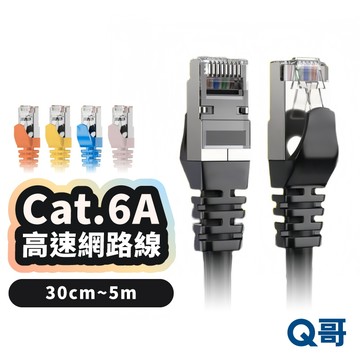 Cat.6A 高速網路線 30 50 公分 1 2 3 5 米 cat6A 網路線 RJ45 電競網路線 LG135